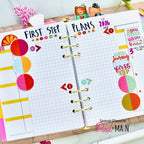 Pink and Main Bright Encouragement Rub-ons pmr014 journal image 3
