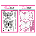 Pink and Main Brighter Days Clear Stamp and Die Set