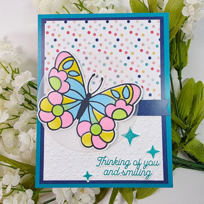 Pink and Main Brighter Days Clear Stamp and Die Set patels