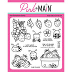 Pink and Main Bugs and Berries Clear Stamps pm0787