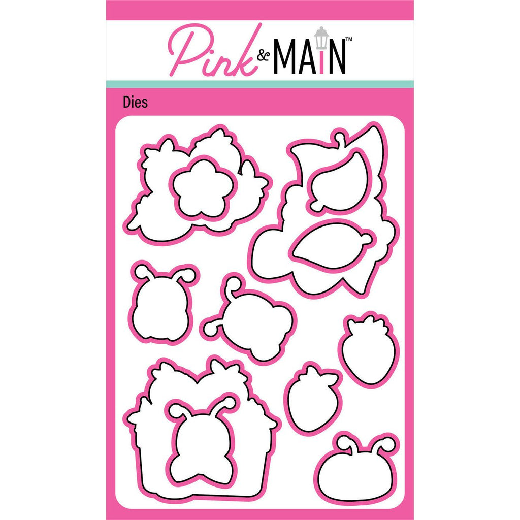 Pink and Main Bugs and Berries Dies pnm752