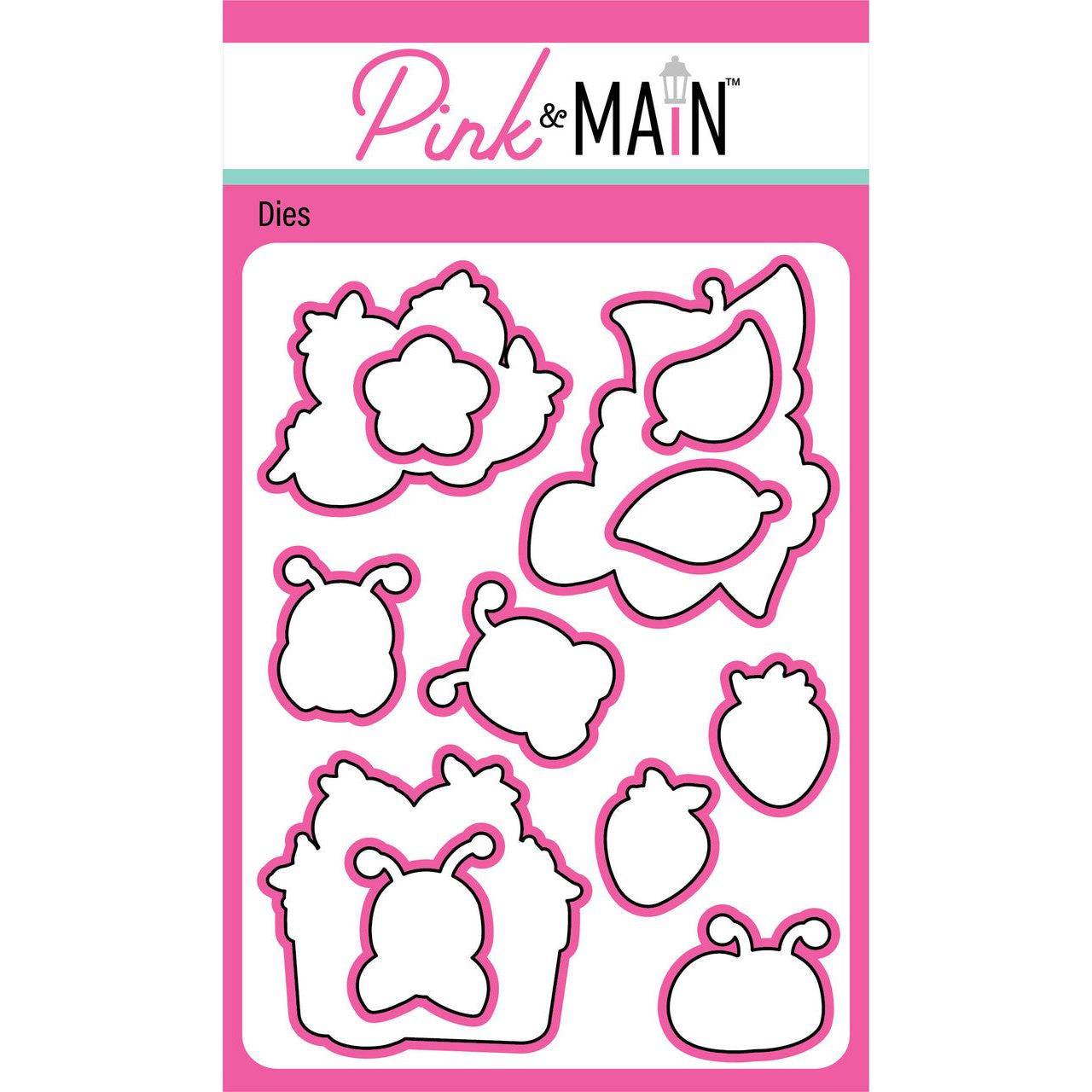 Pink and Main Bugs and Berries Dies pnm752