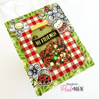 Pink and Main Bugs and Berries Dies pnm752 shaker card