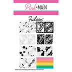 Pink and Main Bunny Hop Set 1 Foilables Sheets and Stencil Set image 2