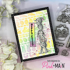 Pink and Main Bunny Trail Foilables Panels pmf295 happy easter