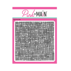 Pink and Main Burlap Embossing Folder pmt103