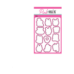Pink and Main Calendar Cuties Clear Stamp and Die Set product image 2