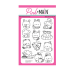 Pink and Main Calendar Cuties Clear Stamps pm0803