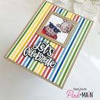 Pink and Main Calendar Cuties Clear Stamps pm0803 celebrate
