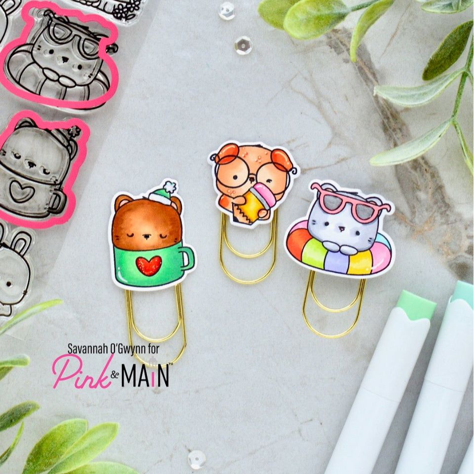 Pink and Main Calendar Cuties Dies pnm769 clips