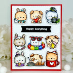 Pink and Main Calendar Cuties Dies pnm769 happy everything