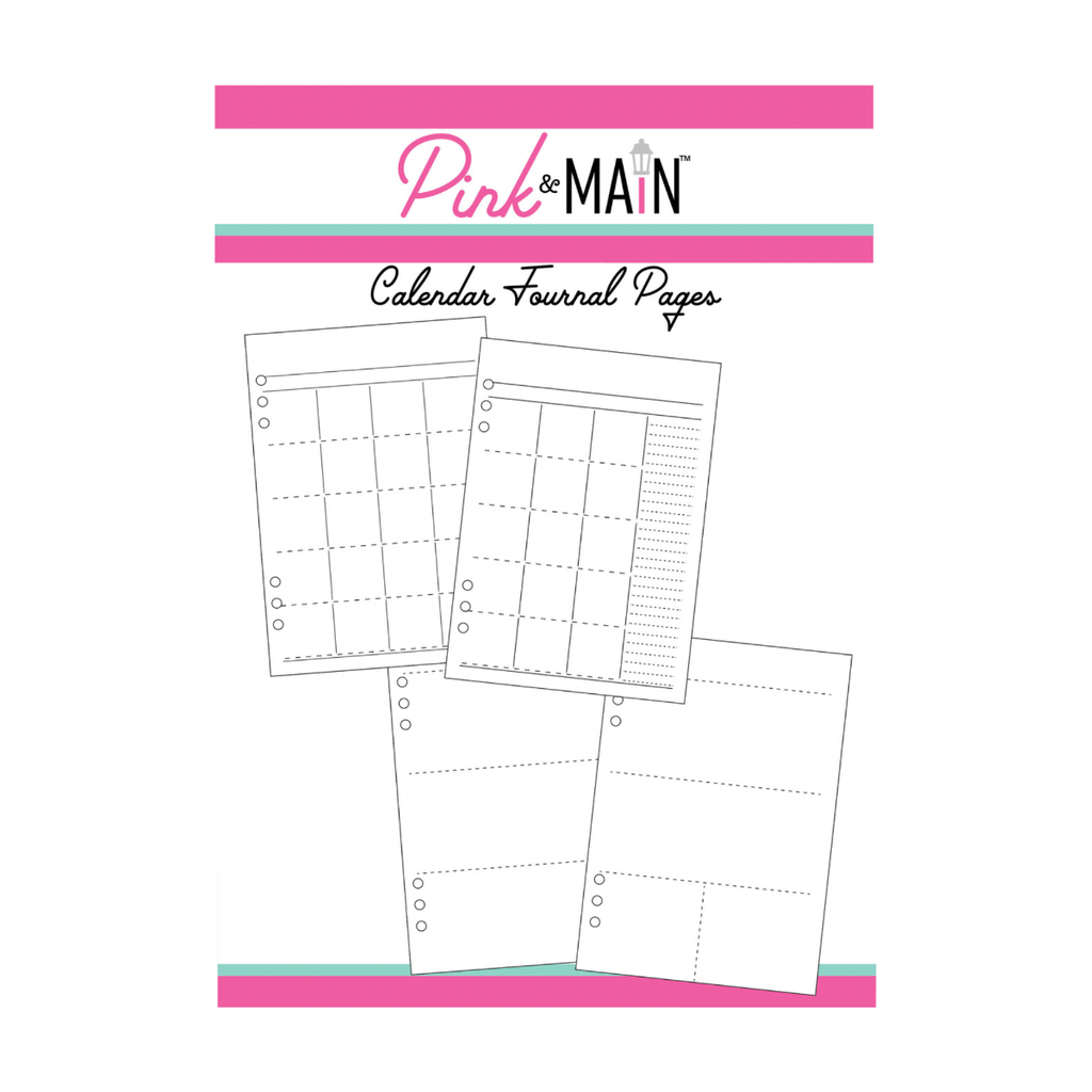 Pink and Main Calendar Journal Pages pmp171