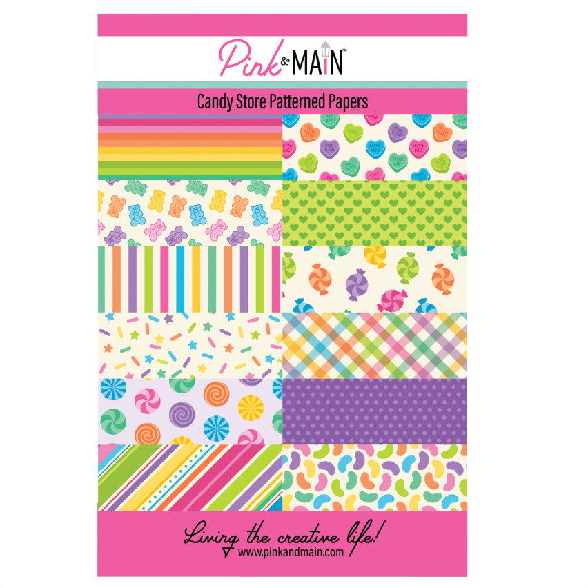Pink and Main Candy Store 8.5 x 5.5 Paper Pack pmp195