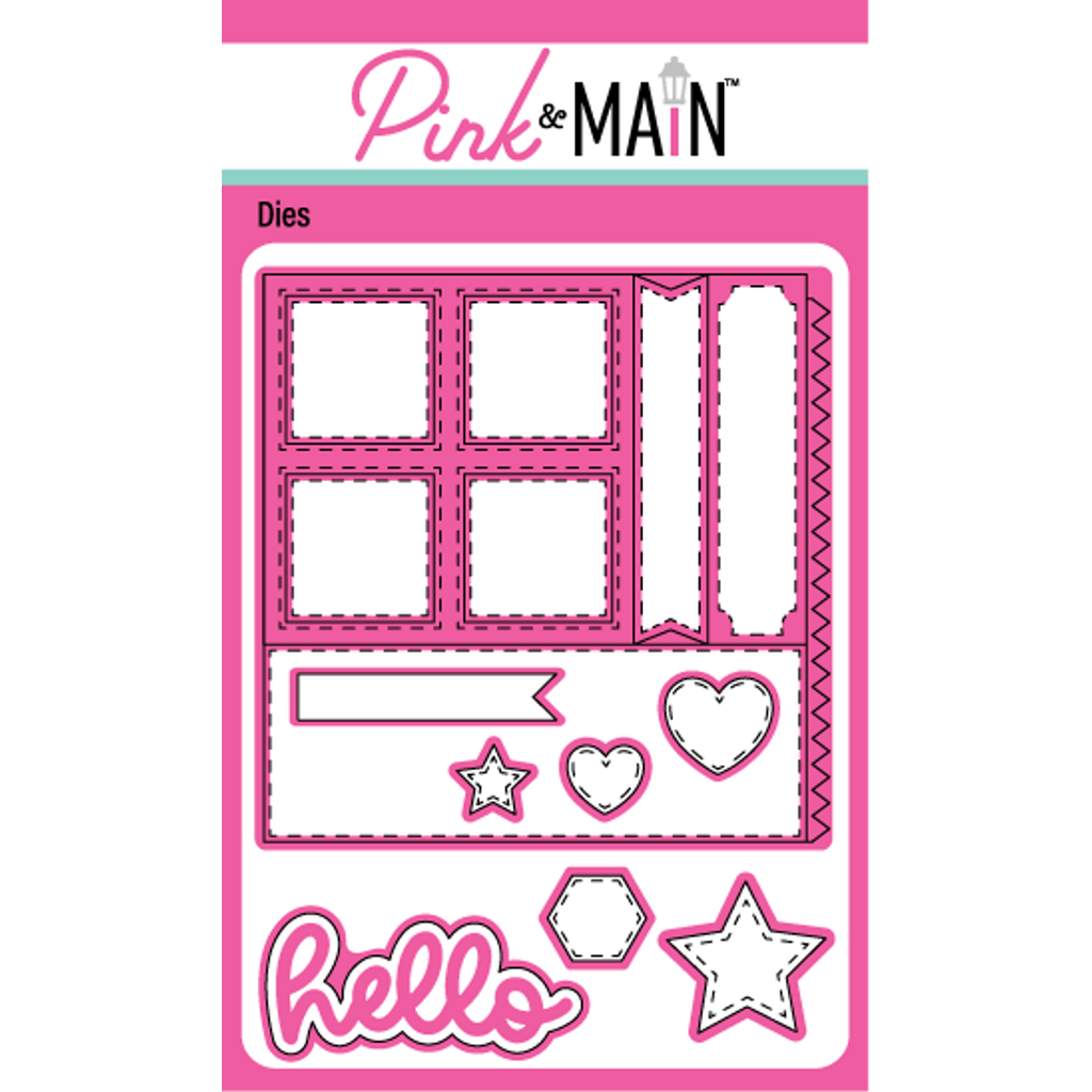 Pink and Main Card Cut Essentials 1 Dies pnm673*
