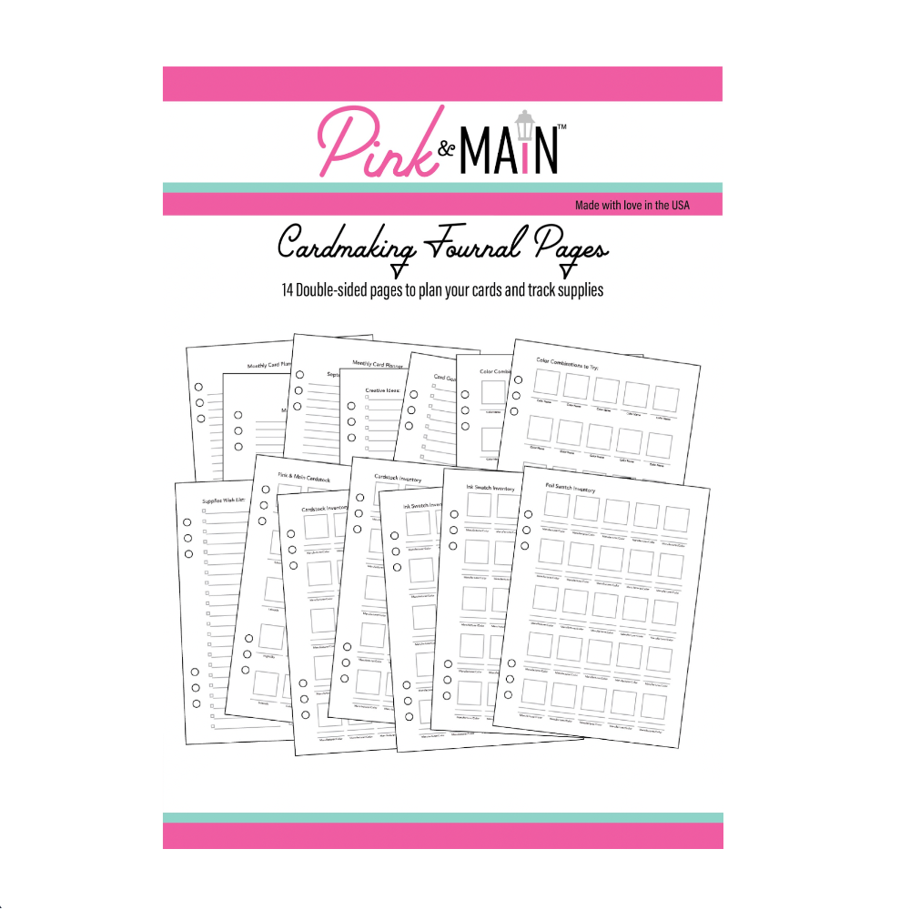 Pink and Main Cardmaking Journal Pages pmp174