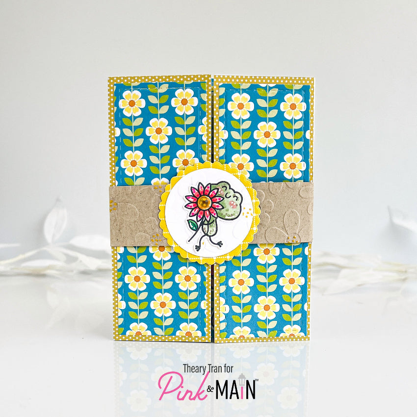 Pink and Main Cheerful Florals 8.5 x 5 inch Paper Pack pmp163 flowers