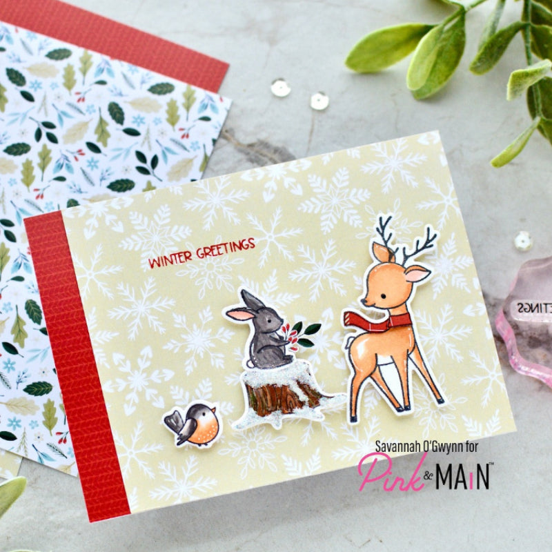 Pink and Main Chill In The Air 8.5 x 5.5 Paper Pack pmp181 greetings