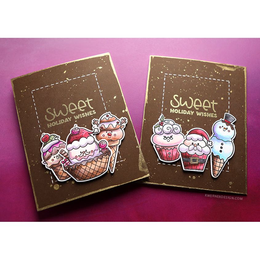 Pink and Main Chilly Treats Clear Stamp and Die Set treats | color-code:ALT01
