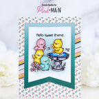 Pink and Main Chirp Chirp Hooray Dies pnm838 colorful birds