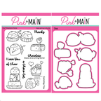 Pink and Main Chocolate Love Clear Stamp and Die Set