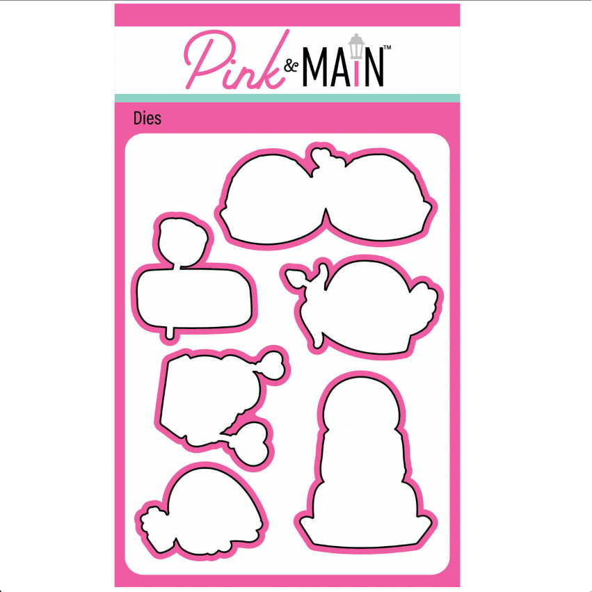 Pink and Main Chocolate Love Clear Stamp and Die Set image 2