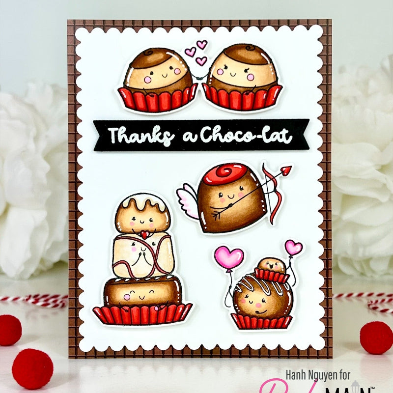 Pink and Main Chocolate Love Dies pnm815 thanks