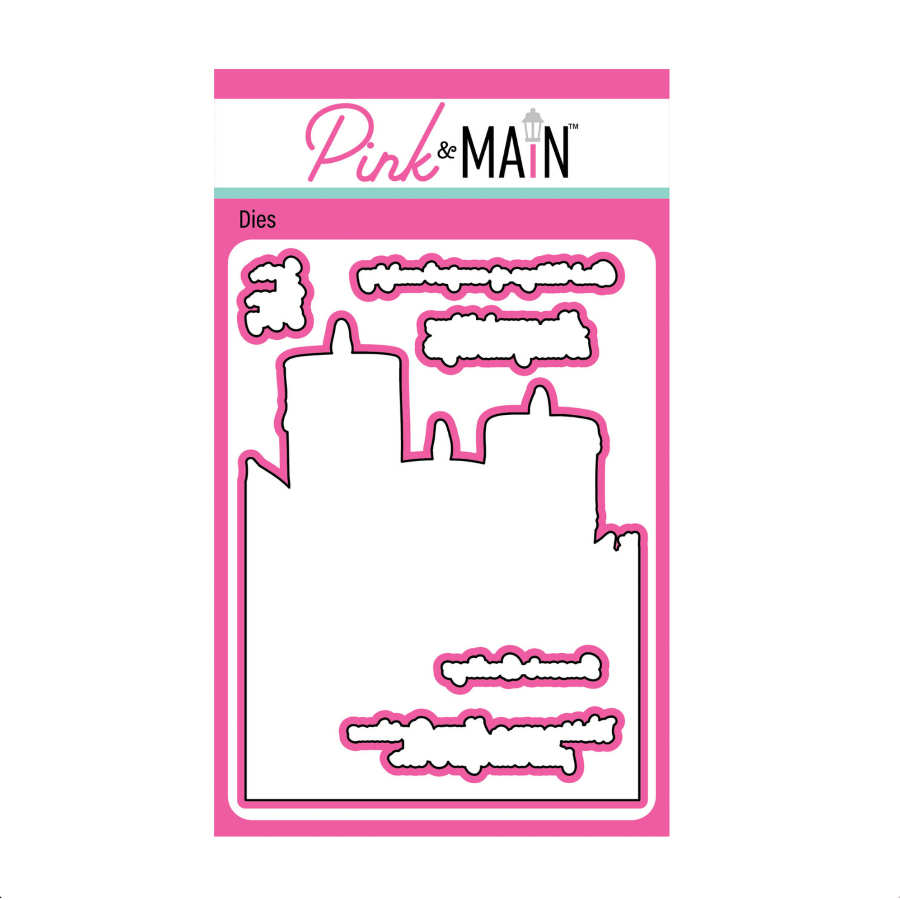 Pink and Main Christmas Candles Clear Stamp and Die Set image 21