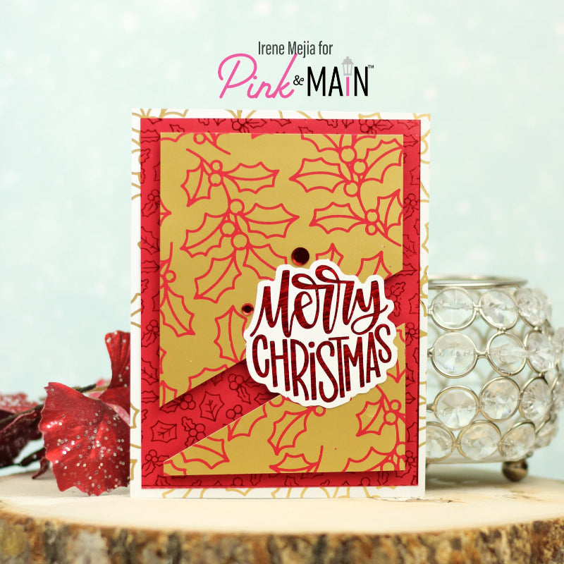 Pink and Main Christmas Color Foilables Toner Sheets pmf355 christmas
