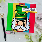 Pink and Main Christmas Color Foilables Toner Sheets pmf355 nutcracker