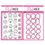 Pink and Main Christmas Littles Clear Stamp and Die Set