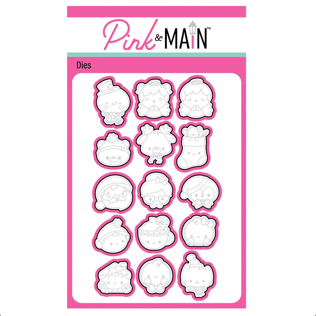 Pink and Main Christmas Littles Clear Stamp and Die Set product image 2