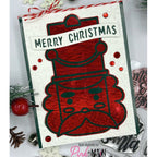 Pink and Main Christmas Sentiment Strip Dies pnm796 snowflakes