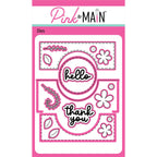 Pink and Main Circle Flip Card Dies pnm718