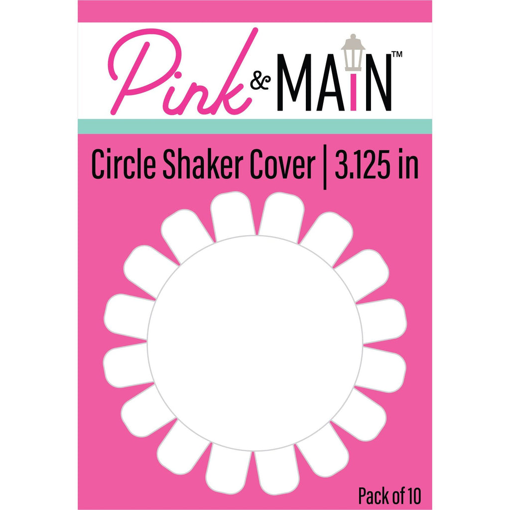Pink and Main Circle Shaker Cover 3.125 pmt088
