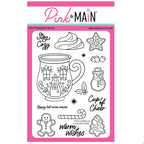 Pink and Main Cocoa and Cookies Clear Stamps pm0918
