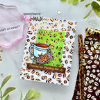 Pink and Main Coffee and Donuts Foilables Sheets pmf377 thanks