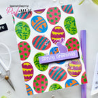 Pink and Main Colored Eggs Foilables Panels pmf382 decorated easter eggs