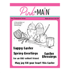 Pink and Main Coloring Eggs Clear Stamps pm0847