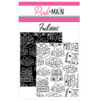 Pink and Main Coquette Books Foilables Panels pmf398