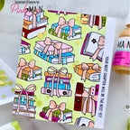 Pink and Main Coquette Books Foilables Panels pmf398 pink bows