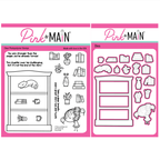 Pink and Main Cozy Shelf Clear Stamp and Die Set