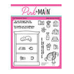 Pink and Main Cozy Shelf Clear Stamp and Die Set image 1