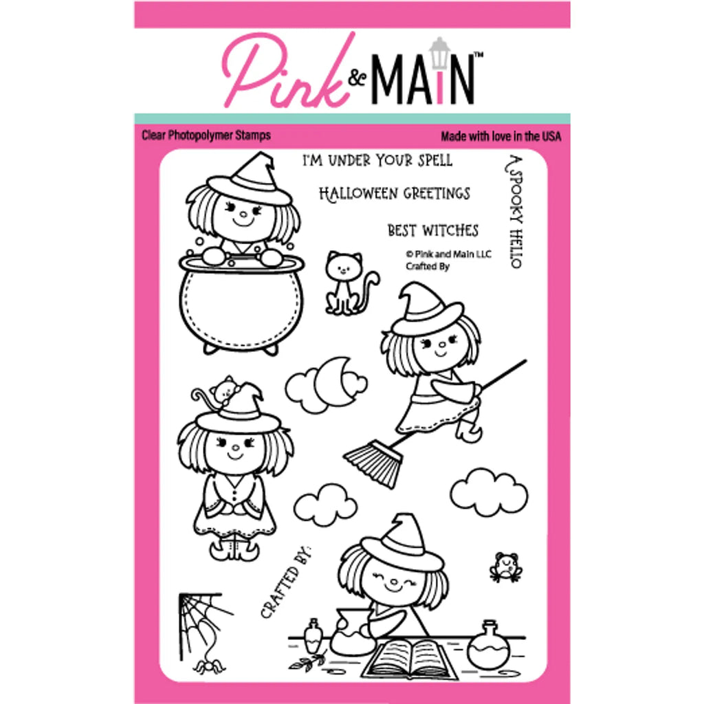 Pink and Main Crafted By Clear Stamps pm0726*