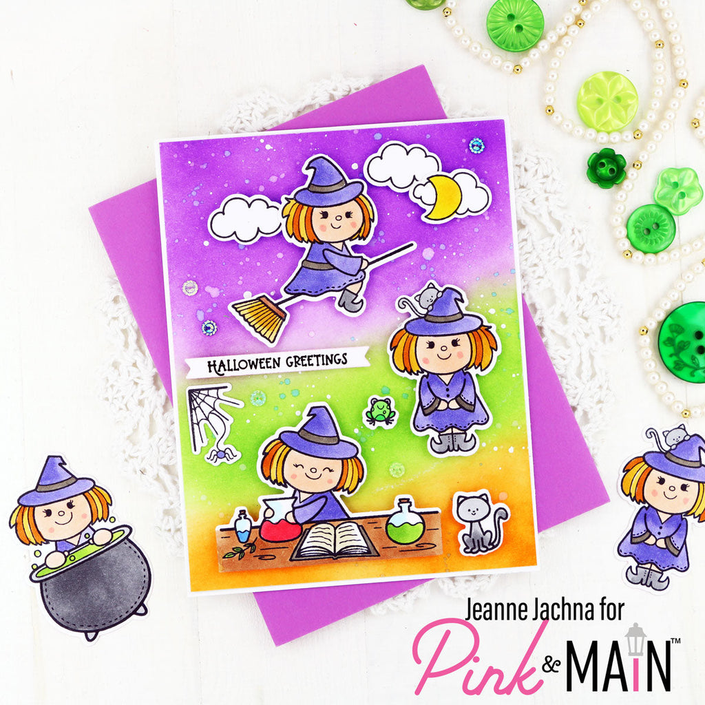Pink and Main Crafted By Clear Stamps pm0726*
