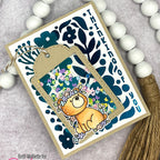 Pink and Main Critters With Flowers Clear Stamps pm0779 butterflies