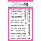 Pink and Main Cute As A Bug Sentiments Clear Stamps pm0790