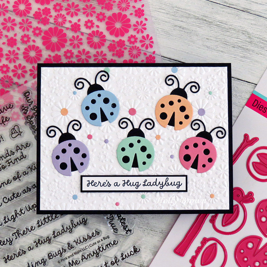 Pink and Main Cute As A Bug Sentiments Clear Stamps pm0790 – Simon Pink and Main Cute As A Bug Sentiments Clear Stamps pm0790 – Simon