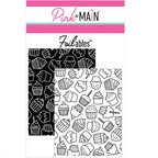 Pink and Main Cute Cupcakes Foilables Panels pmf396