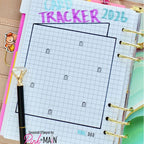 Pink and Main Date It Weeks and Days Clear Stamps pm0825 tracker