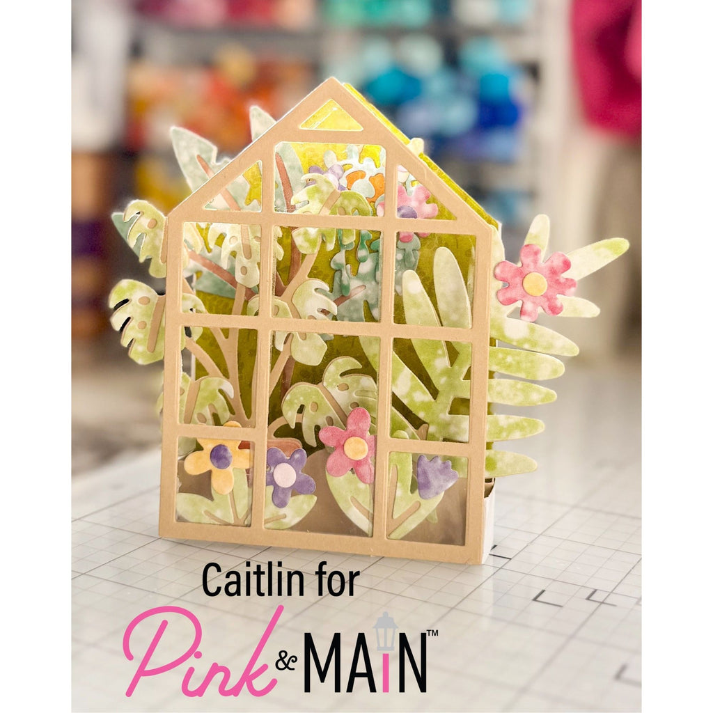 Pink and Main Distress Tones 8.5 x 5.5 inch Paper Pack pmp160 plants